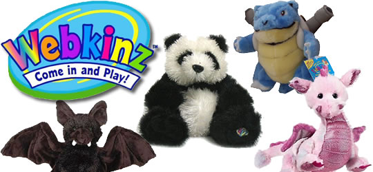 Webkinz plush toys
