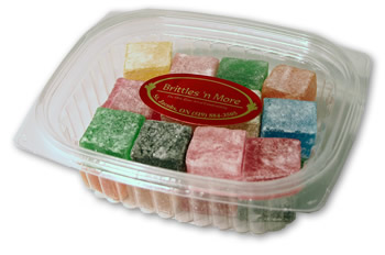 These sweet, delicate candies are covered in icing sugar and each flavour offers an aromatic, delicous experience, each is a true turkish delight